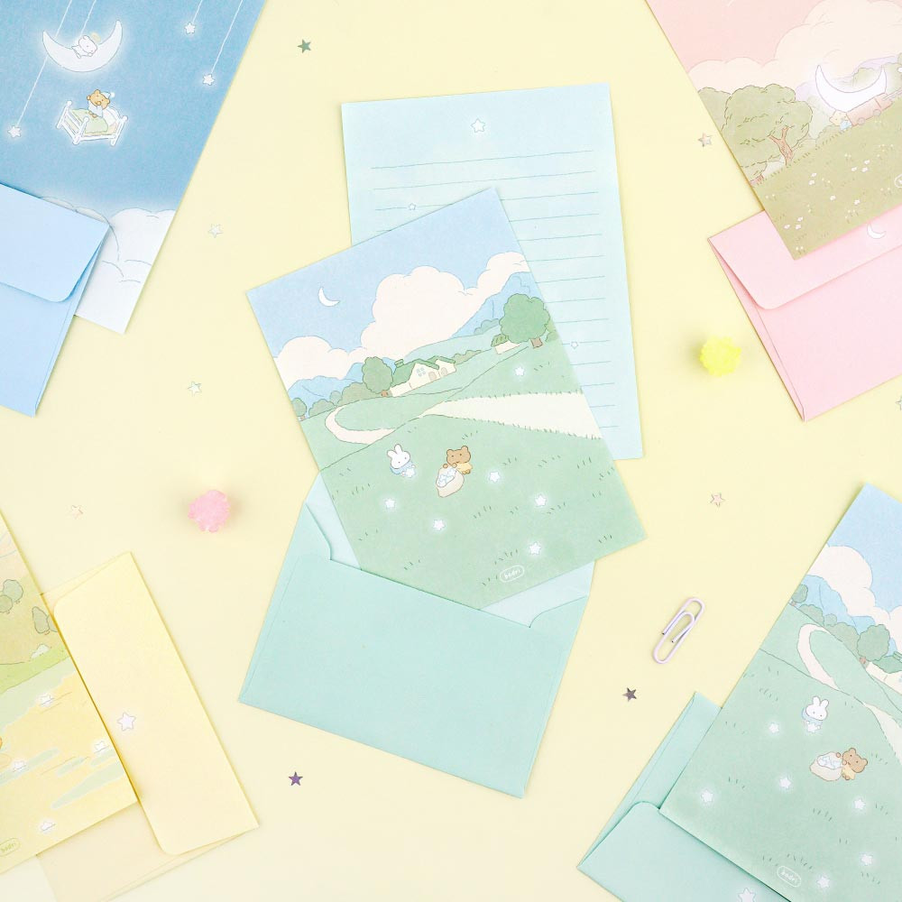 Bodri Letter And Envelope Set