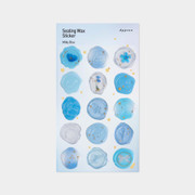 Appree Milky Blue Sealing Wax Sticker