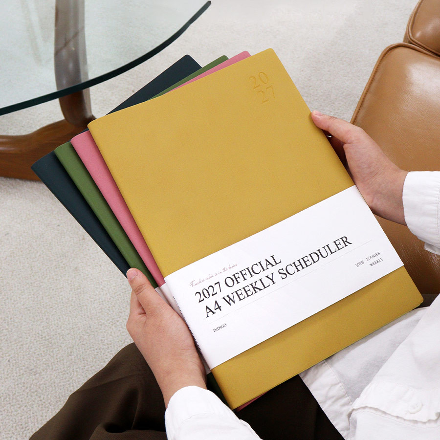 2027 Official A4 Dated Weekly Planner Scheduler