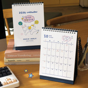 O-CHECK 2026 Living My Best Life Monthly Desk Calendar