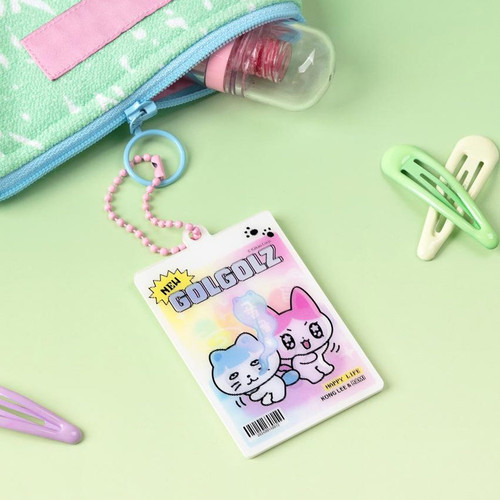 GOLGOLZ Dancing Lenticular Keyring | 3D Acrylic Card Charm