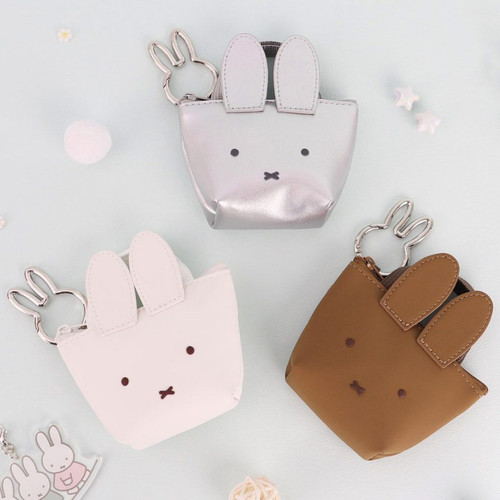 Miffy Face Mini Pouch with Bunny Carabiner | Coin Purse