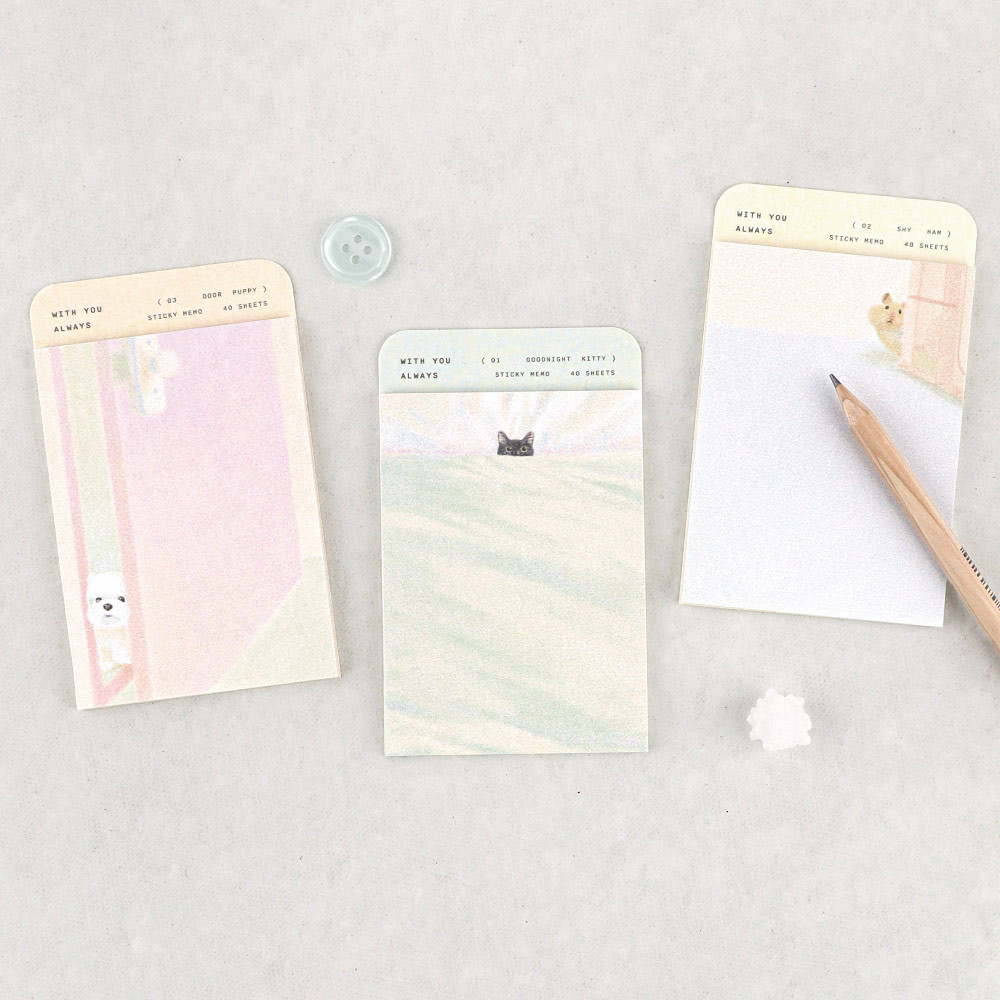 With You Always Sticky Notes Pad