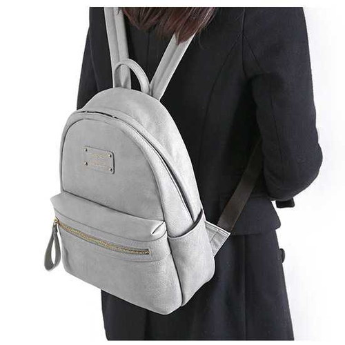 Monopoly Wanna be professional leather small backpack