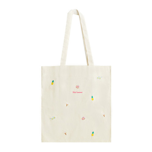 gyou Pit a pat hello summer eco tote bag - fallindesign