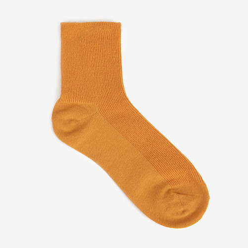 Dailylike Women easy daily socks - Mustard - Fallindesign.com