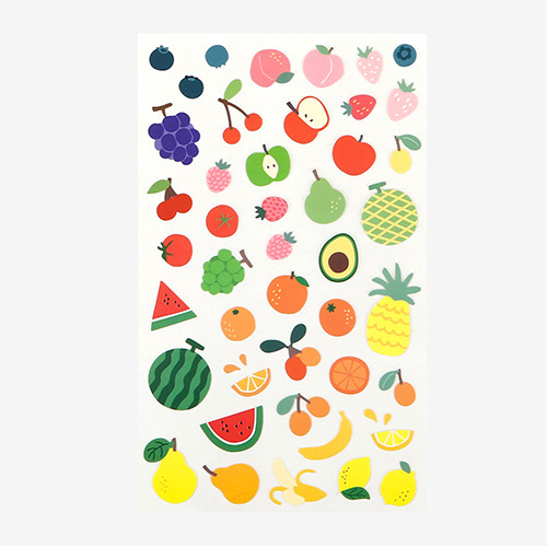 Dailylike For your heart paper adhesive sticker - Fruits