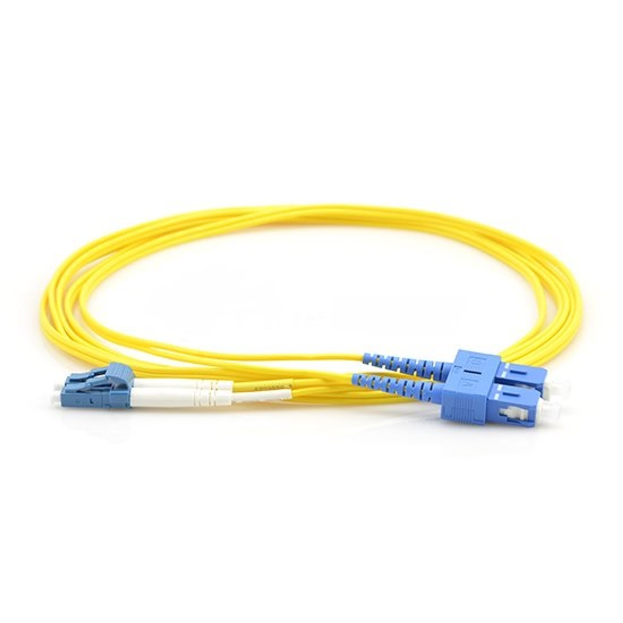 SC To LC LC Singlemode Fiber Optic Patch Cable LC UPC SM 3.0mm 9/125um