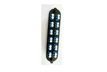 CCH-CP24-A9 Compatible Fiber Adapter Panel, 24 Port LC UPC Single Mode, Metal