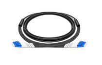 200m single mode LC 4 strands Military-Grade Armored Fiber Optic Patch Cable