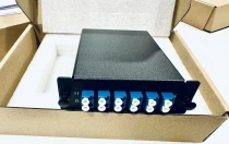 FHD® OS2 Singlemode MTP®/MPO Fiber Cassette, 12 Fiber, Type A, MTP® to 6 LC Duplex Adapters