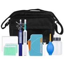 Fiber Optic Cleaning Tool Kit with Cassette Cleaner and 1.25mm / 2.5mm Pens for SC, FC, ST, LC and MU Connectors