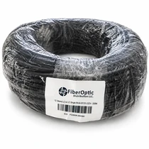 12 Strand 200m (656ft) Heavy Duty Outdoor Armored Single Mode Fiber Optic Cable, 9/125 OS2, LC/UPC to LC/UPC