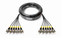 100M (328ft) Outdoor 6 Strand Armored Fiber Optic Cable, ST to ST, OS2 9/125 Single Mode