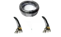 100M (328ft) Outdoor 12 Strand Armored Fiber Optic Cable, ST to ST UPC, OS2 9/125 Single Mode