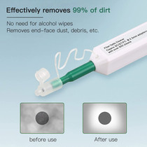 Blue Fiber Optic Cleaning Kit with LC/SC Cleaning Pens and Swabs for SC, FC, ST, LC and MU Connectors