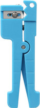 Fiber Optic Buffer Tube and Cable Sheath Stripper with Adjustable Blades for 3.2 to 5.6mm Cable, Loose Tube and Coax (Blue)