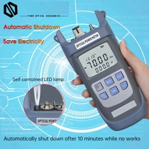 1 Fiber Optic Tester Optical Power Meter with 10MW VFL & LED, FC/SC/ST