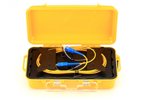Fiber Optic OTDR Launch Cable Box,Singlemode 1km SC/APC–SC/APC Fiber