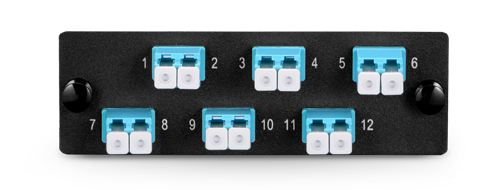 Panduit FAP6WAQDLCZ Compatabile Fiber Adapter Panel with 6 LC