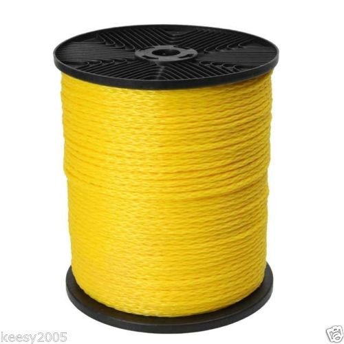 Hollow Braid Polypropylene Rope - 1/4 x 500