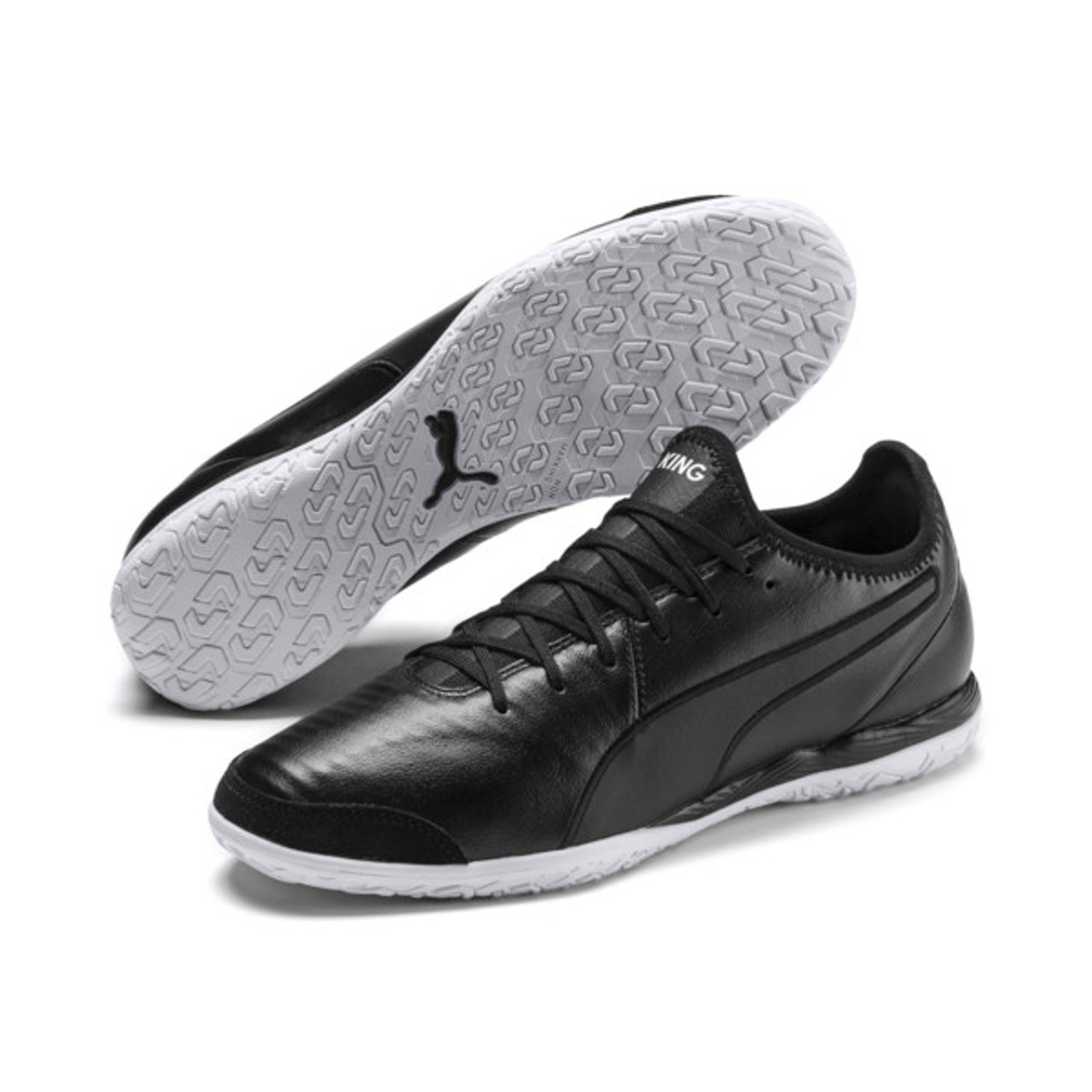 King Pro Indoor Shoes 01/Black-White - Chicago Soccer