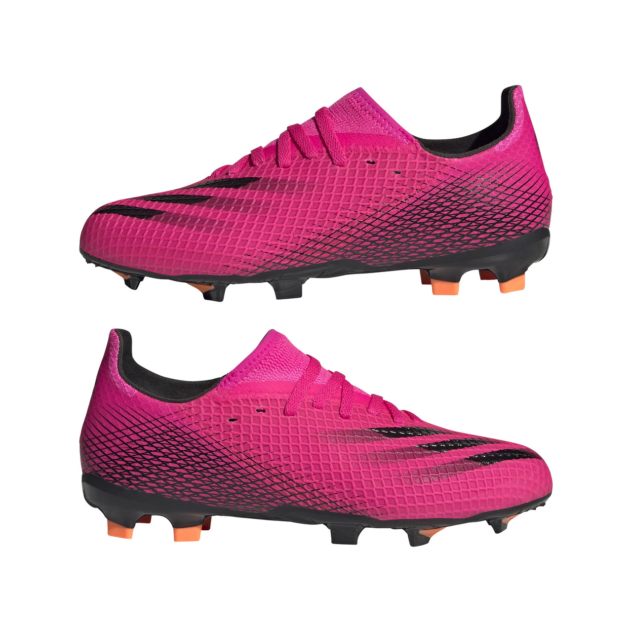 adidas X Ghosted.3 Firm Ground Soccer Cleats Youth Version Pink/Black -  Chicago Soccer