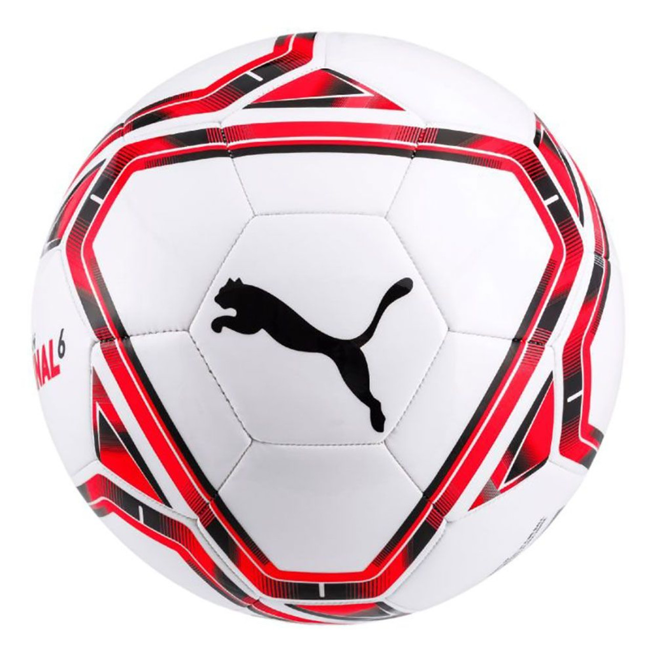 Puma TeamFinal 21.6 MS Soccer Ball 02/White-Red-Black