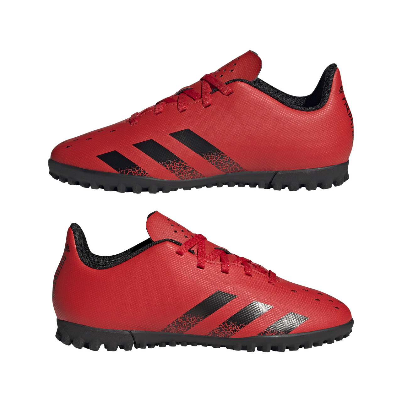 Adidas Predator Freak .4 S FxG Junior Soccer Cleats - Red/Black