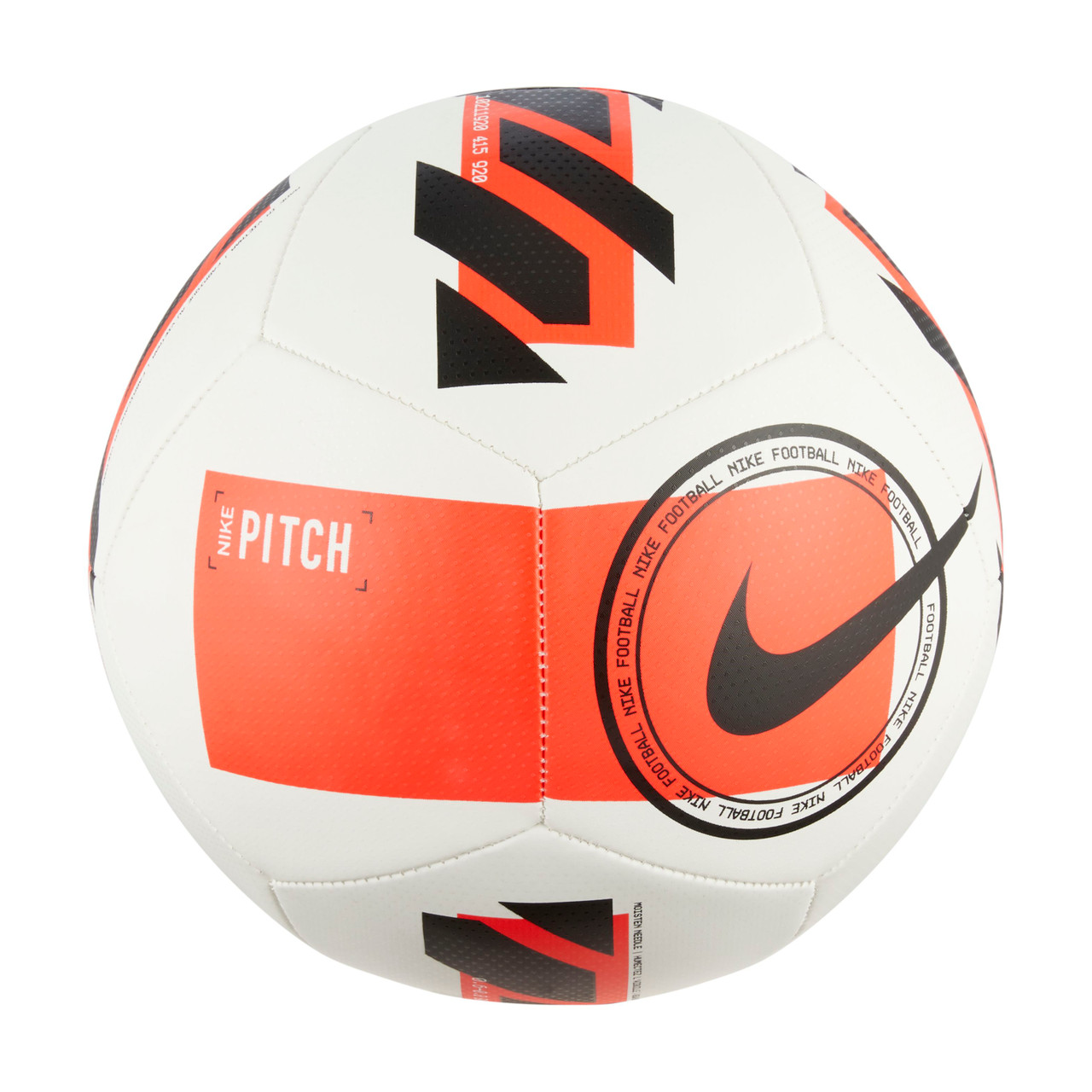 nike orange and white soccer ball