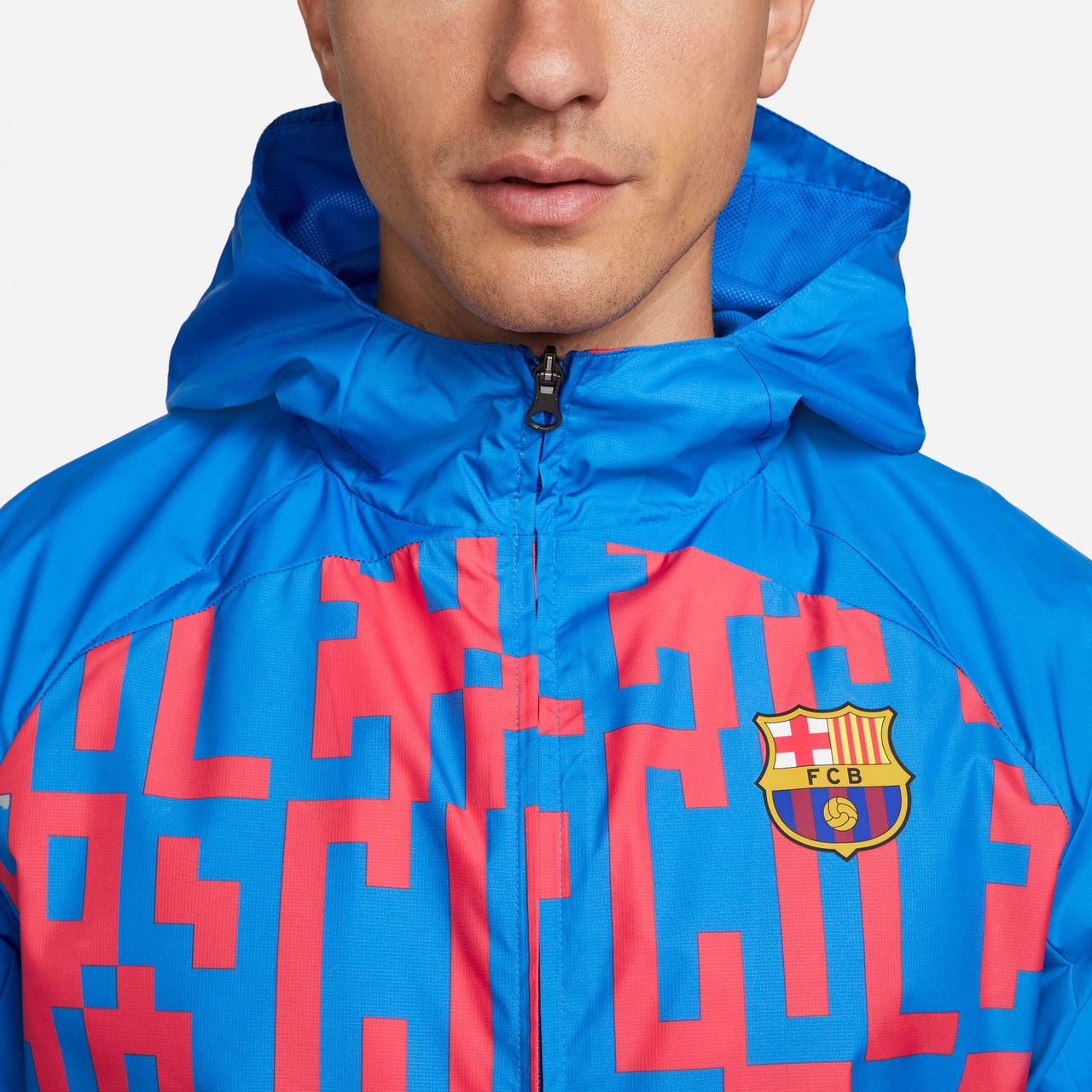 Nike FC Barcelona AWF Jacket 403/Blue 2022/23 - Chicago Soccer
