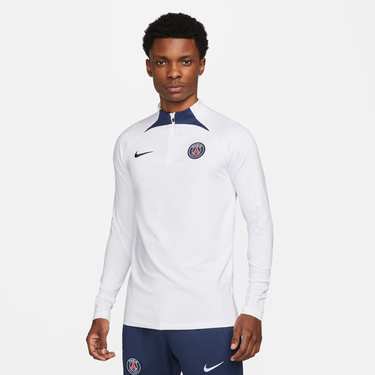 Nike Paris Saint-Germain Strike Drill Top 101-White 2022-23