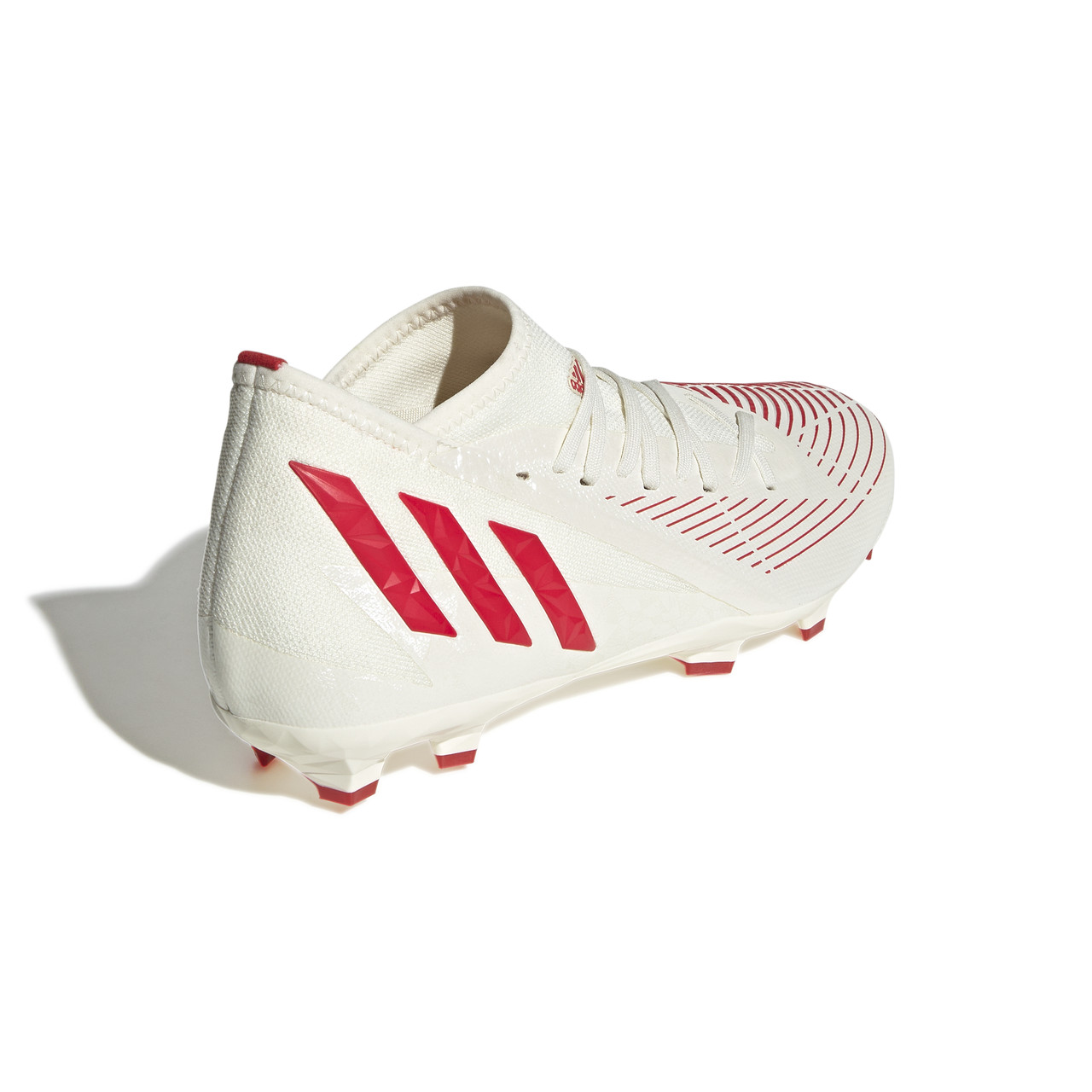 adidas Predator Firm Ground Cleats White-Red - Chicago Soccer