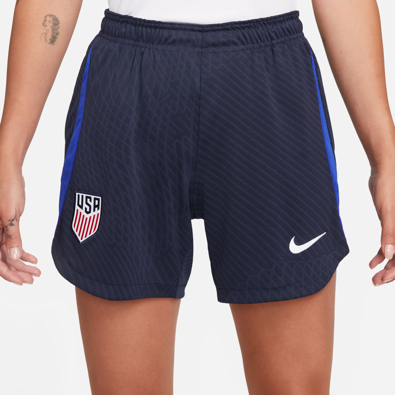 Nike USA Strike Shorts Women's Version 451-Blue WC2022 Chicago Soccer