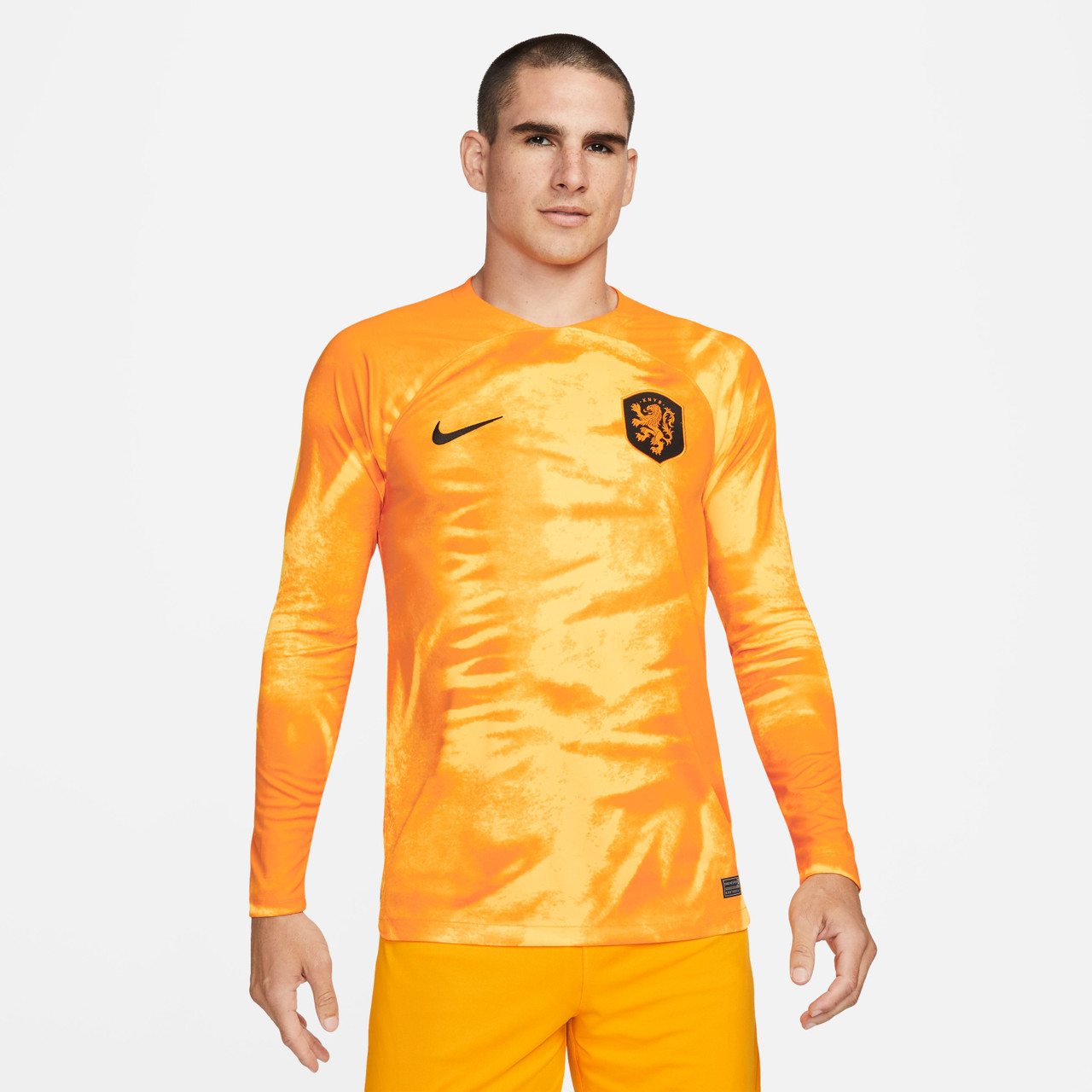 Nike Netherlands Home Long-Sleeve Jersey 845-Orange - Chicago Soccer