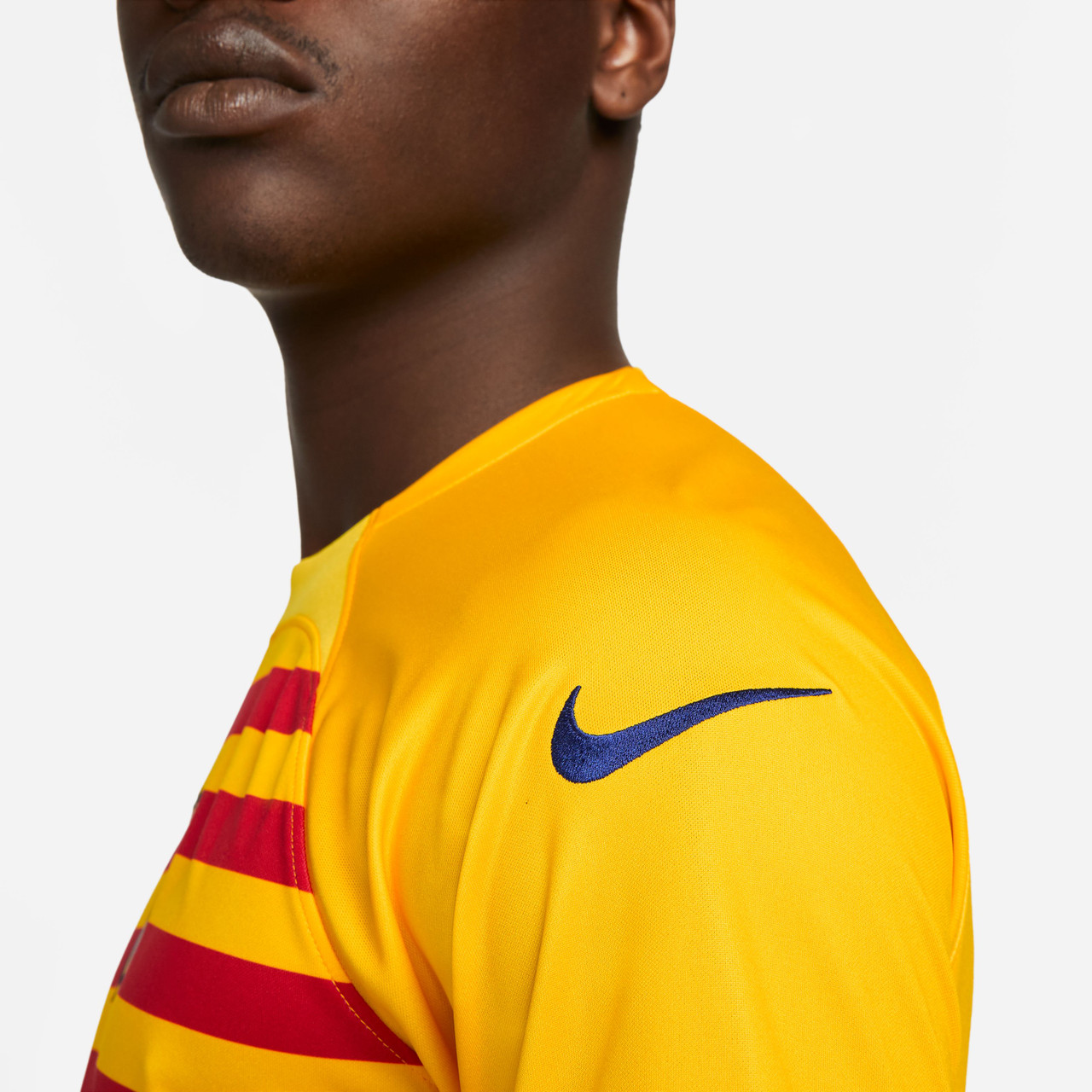 Nike Barcelona Stadium Fourth Jersey 729-Yellow-Red 2023-24