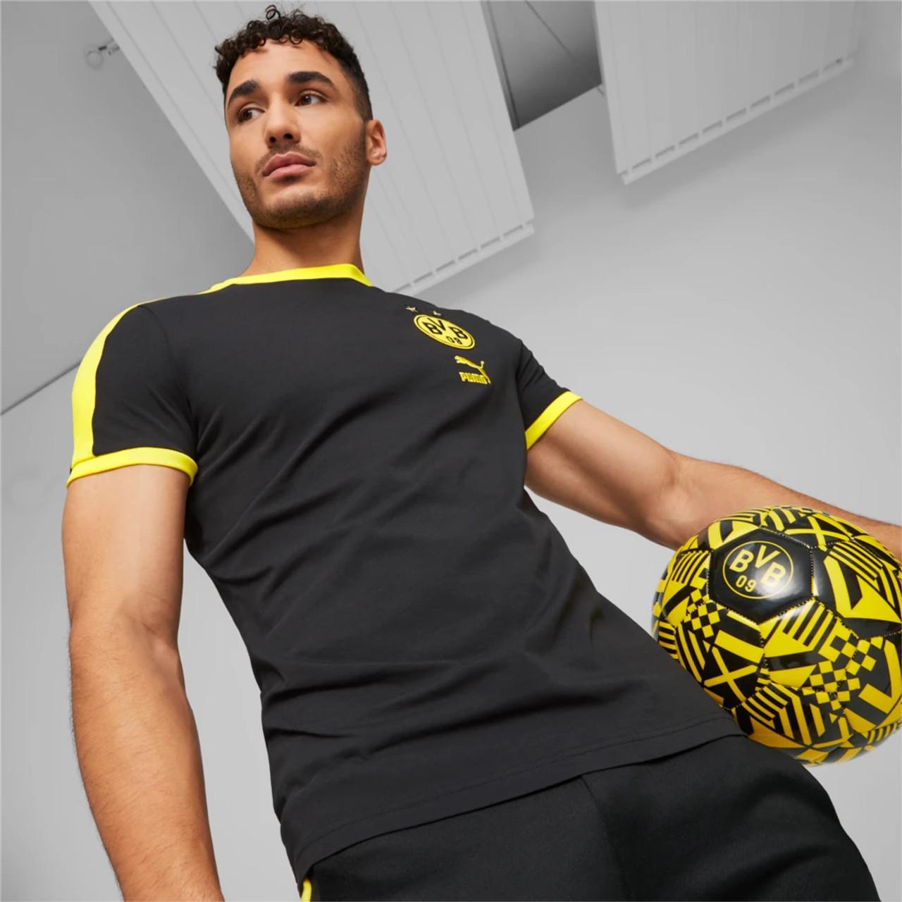 Puma Borussia Dortmund Futbol Heritage Soccer 02-Black Chicago - T7 2023-24 T-Shirt