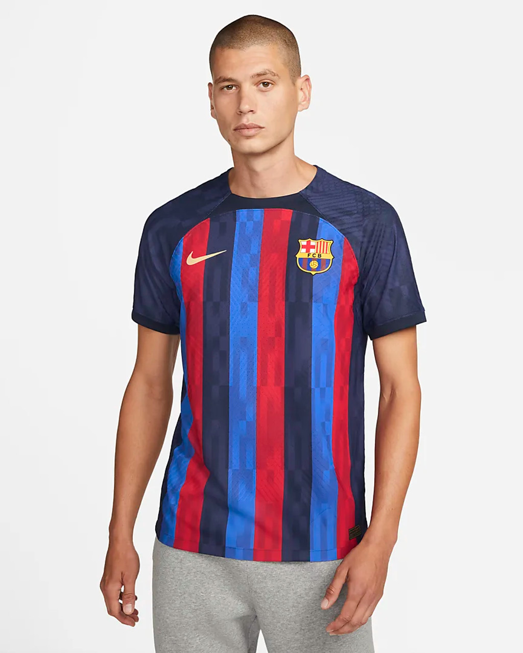 Replica SERGIO #5 Barcelona Home Jersey 2021/22 By Nike