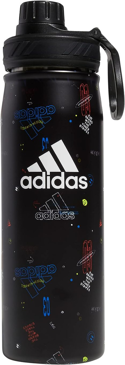 adidas Stadium 750 Plastic Water Bottle Black