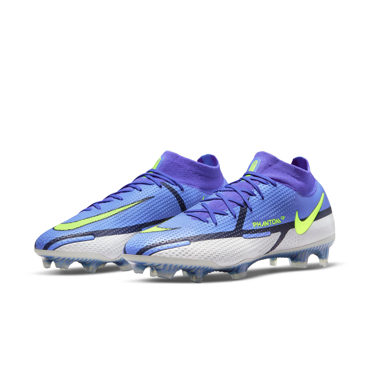 Nike Phantom GT2 Dynamic Fit Elite Firm Ground Soccer Cleats  570/Purple-Grey-Blue - Chicago Soccer