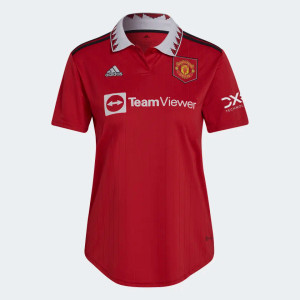 Manchester United Blank Red Home Long Sleeves Soccer Club Jersey