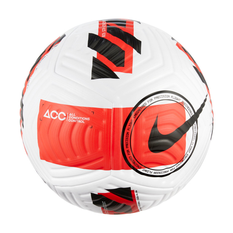 Nike Flight Soccer Match Ball 100/White-Crimson 