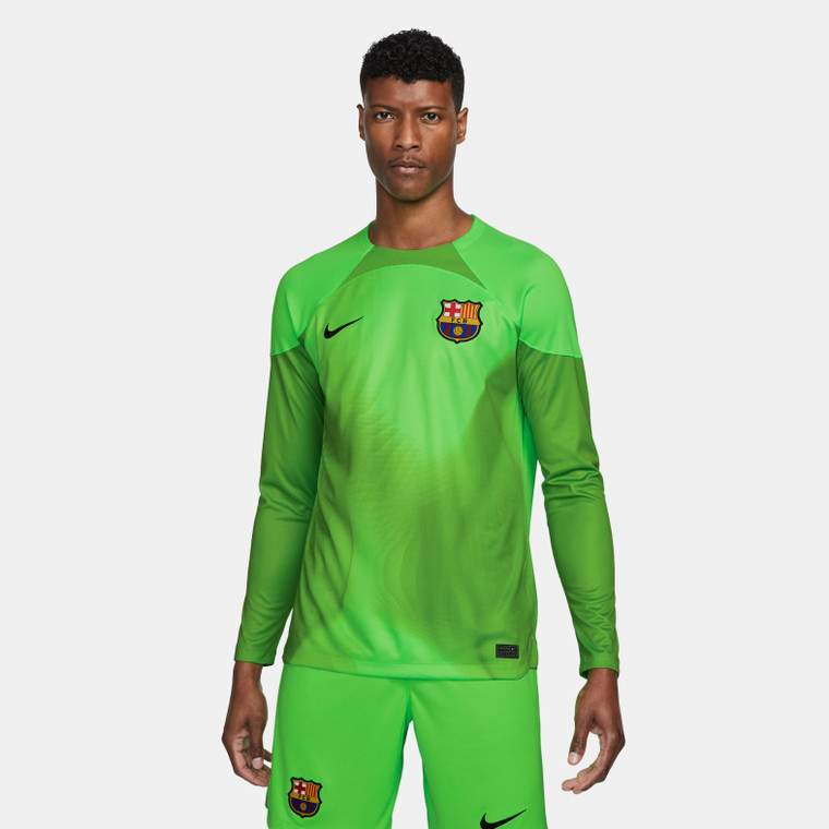 Nike Barcelona  Authentic Goalkeeper Jersey 399-Green 2022-23   
