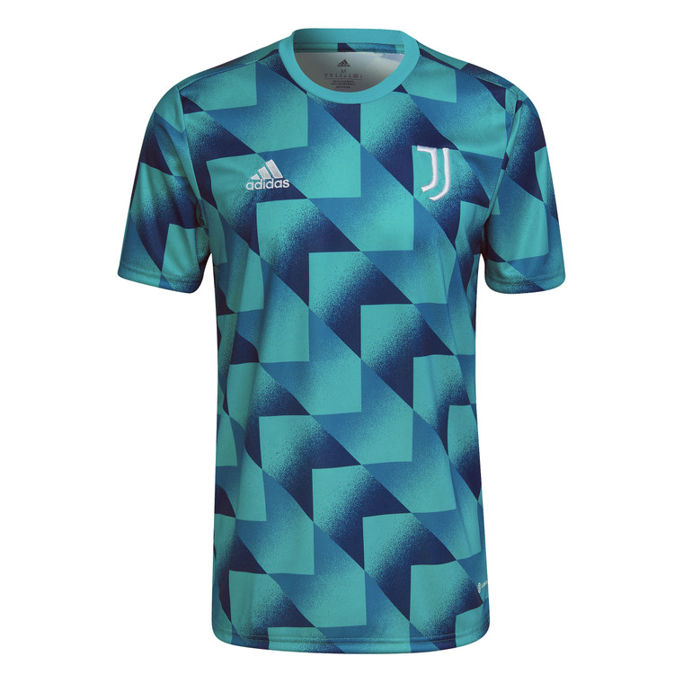 adidas Juventus Pre Match Top Aqua 2022-23 