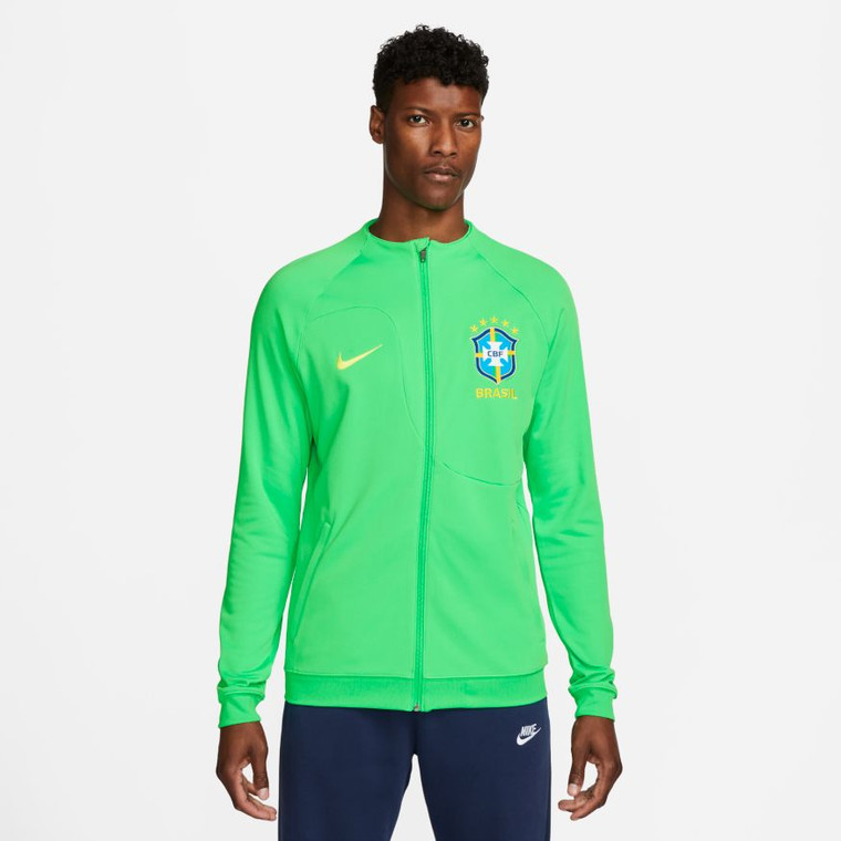 Nike Brazil Academy Pro Soccer Jacket 330-Green WC2022