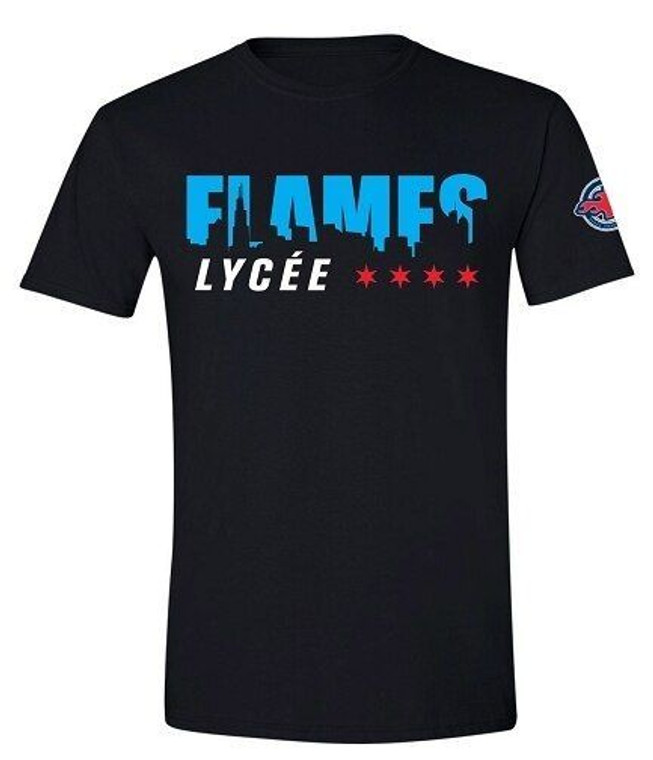 Lycee Skyline Collection Tee FL Black