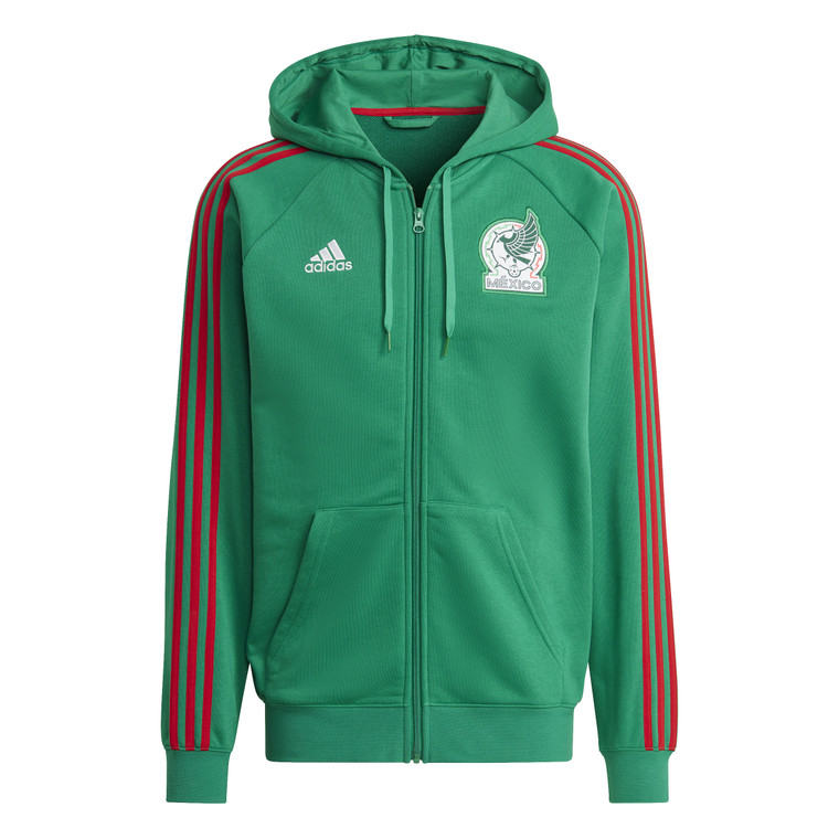 adidas Mexico Full-Zip Hoodie Jacket Green WC2022