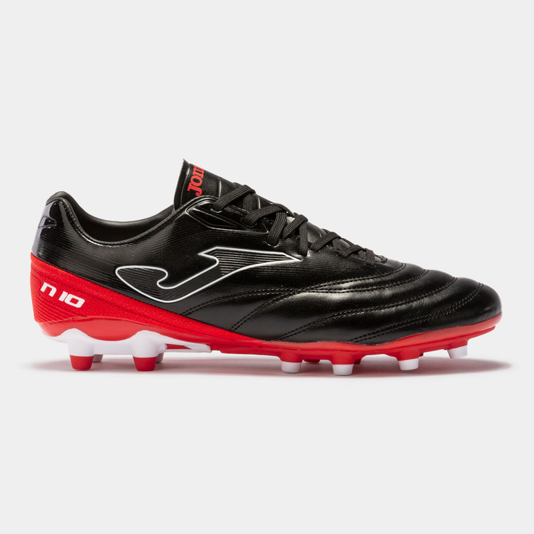 Joma Numero-10 2241 Firm Ground Soccer Cleats Black/Red