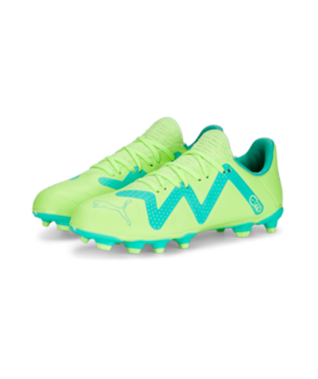 Puma Future Play Firm Ground Soccer Cleats Youth Version 03-Yellow-Mint 