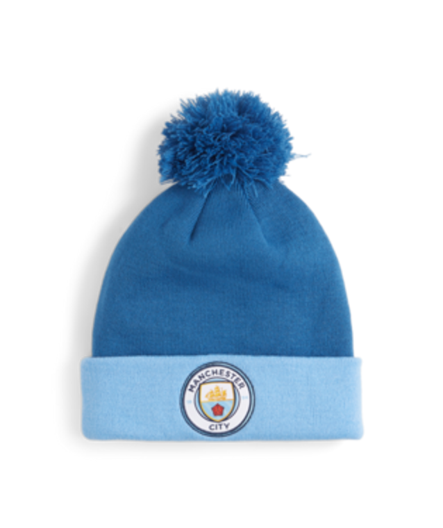 Puma Manchester City Fan Pom Beanie 01-Blue 2023-24